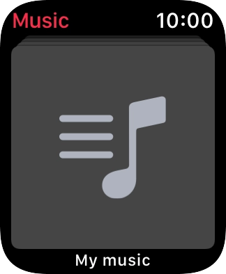 Slide your finger downwards starting from the top of the screen to see the menu.