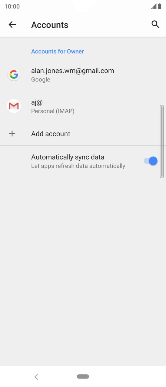 Press the Home key to return to the home screen.