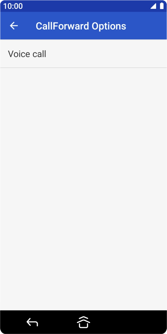 Press Voice call. Press Voice call.