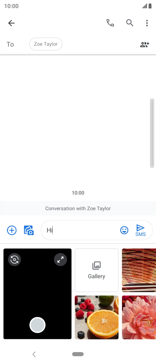 Press Gallery and go to the required folder. Press Gallery and go to the required folder.