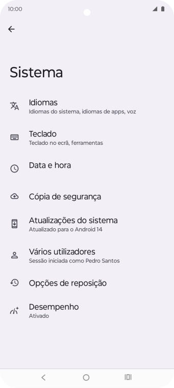 Prima Data e hora.