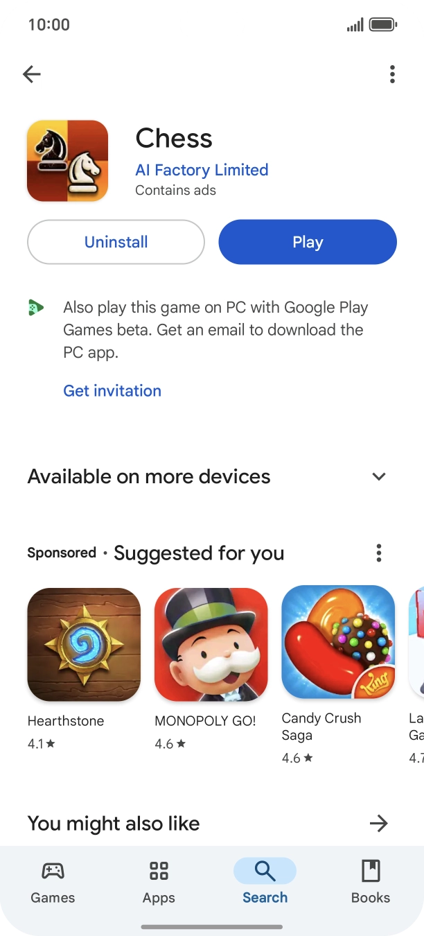 Slide your finger upwards starting from the bottom of the screen to return to the home screen.