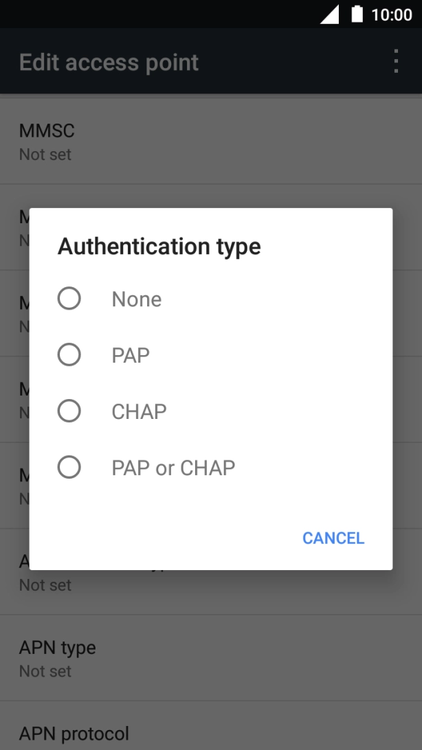 Press PAP. Press PAP.