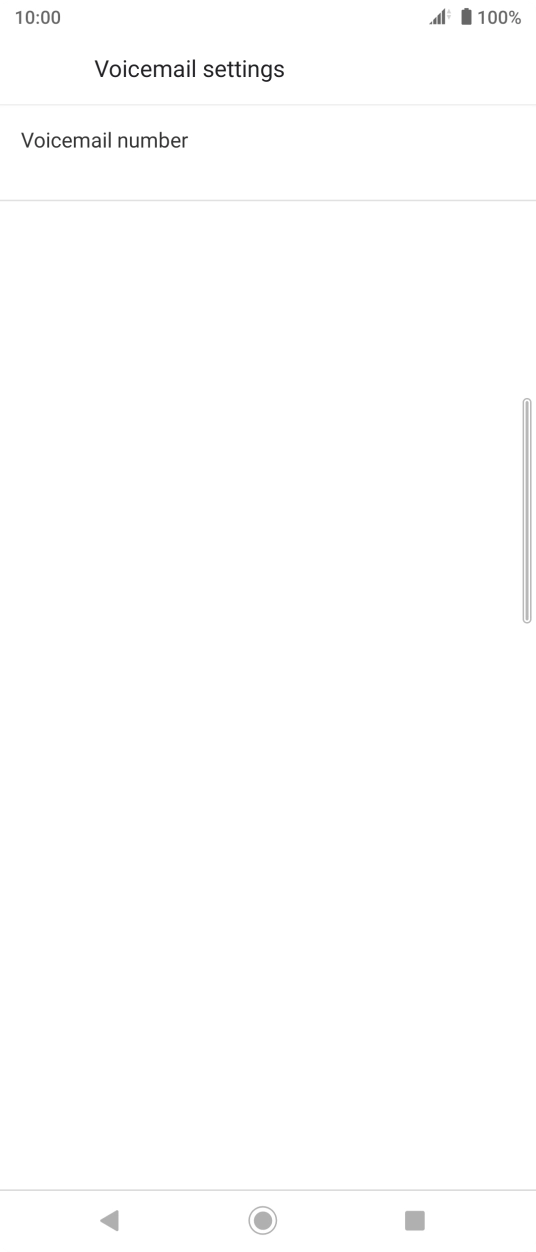 Press Voicemail number.