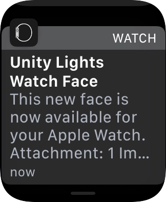Press the required notification to open it.