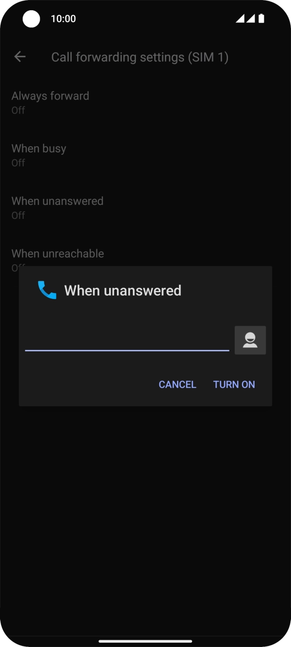 Key in 901 and press TURN ON. Key in 901 and press TURN ON.