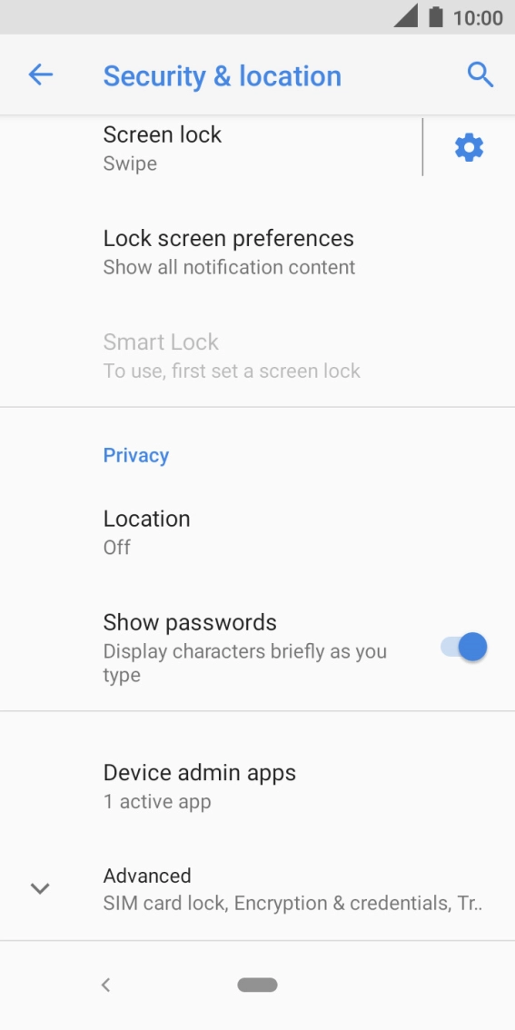 Press Location. Press Location.