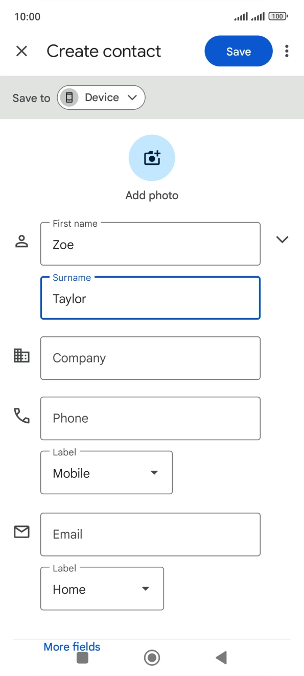 Press Phone and key in the required phone number.