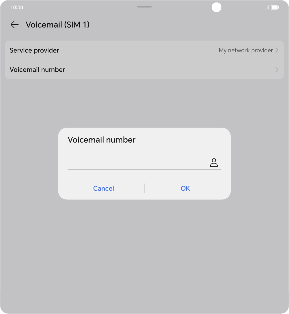 Key in 901 and press OK.