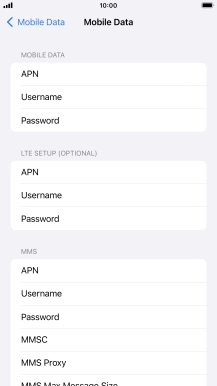 Press APN and key in wap.o2.co.uk.