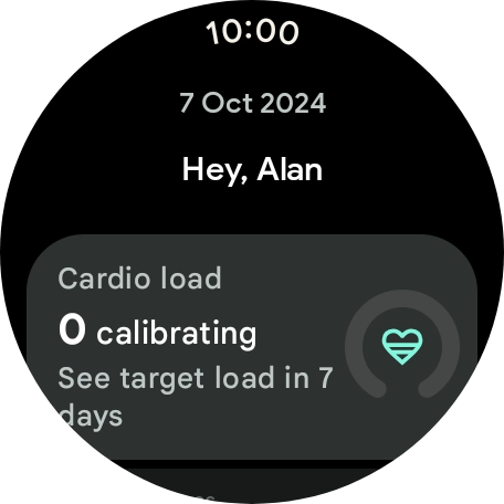 Slide your finger upwards on the screen to see how far you are from completing your daily activity goals. Slide your finger upwards on the screen to see how far you are from completing your daily activity goals.