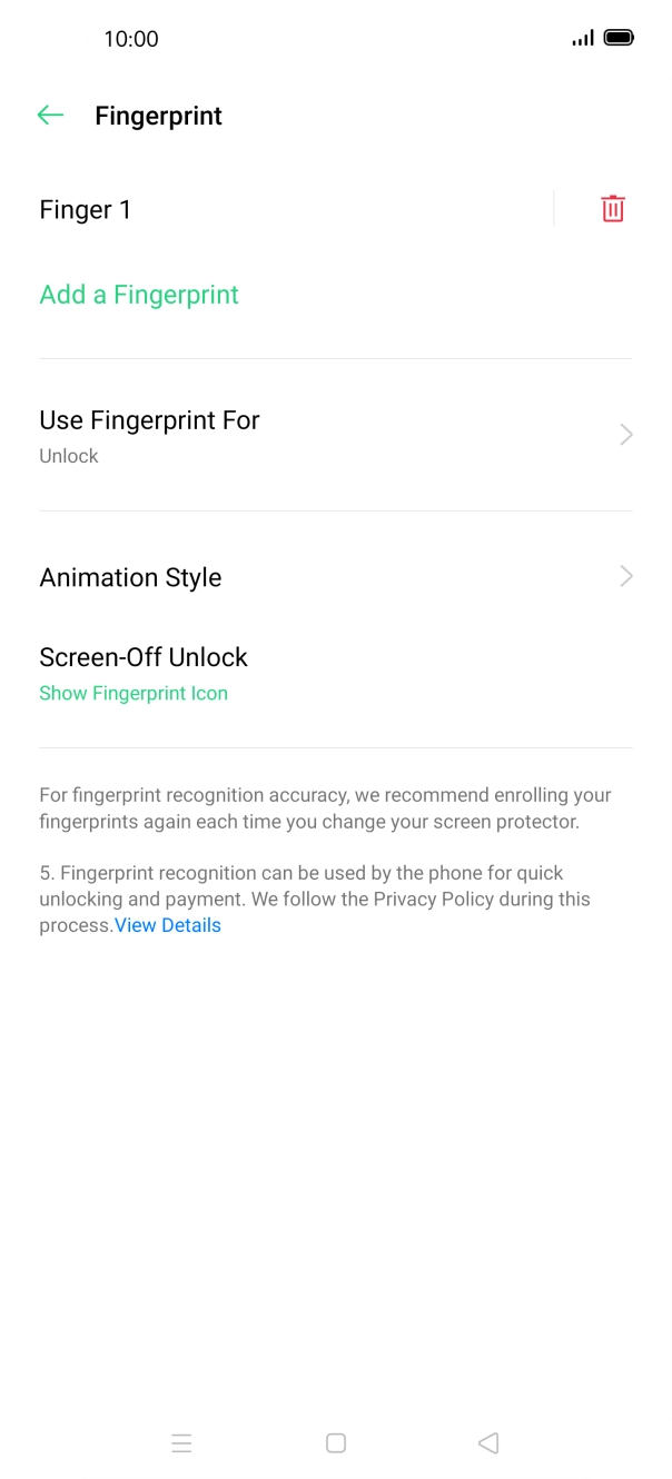 Press the Return key.