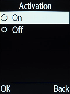 Select On to turn on Bluetooth.