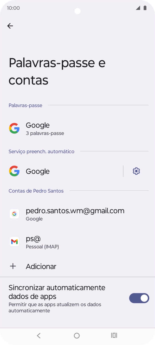 Prima a tecla de início para terminar e voltar ao ecrã inicial.