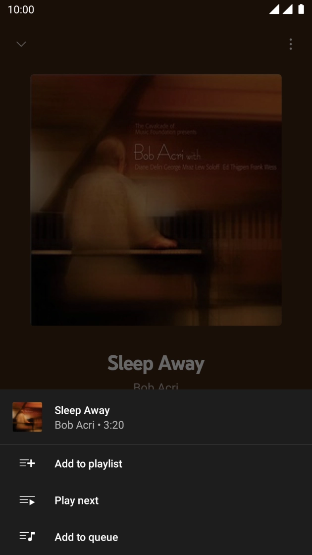 Press Add to playlist.