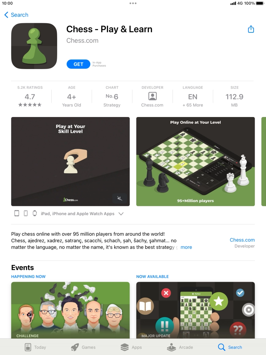 Press GET and follow the instructions on the screen to install the app.