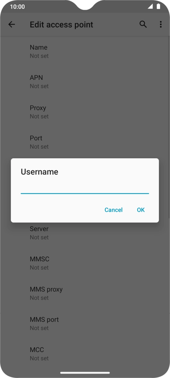 Key in o2wap and press OK. Key in o2wap and press OK.