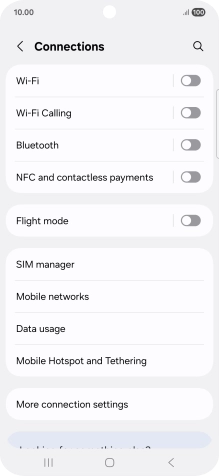 Press Wi-Fi.