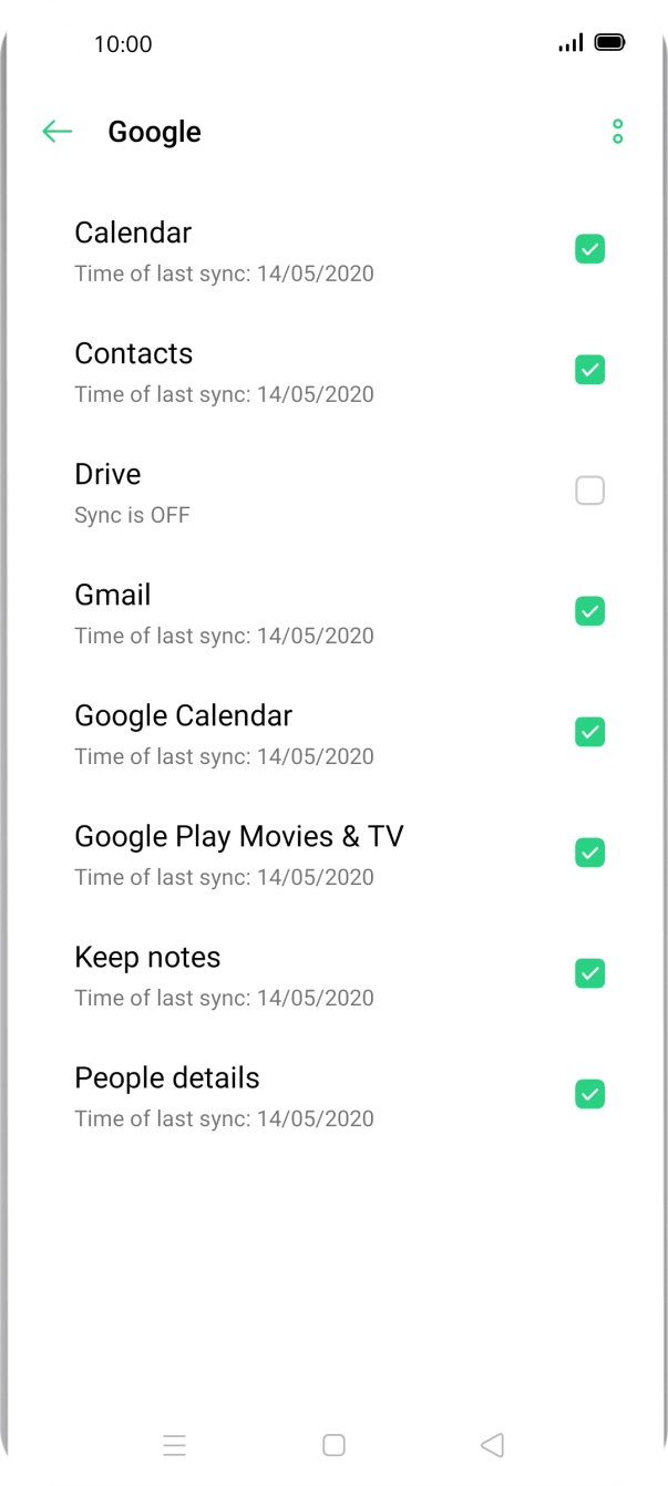 Press the Home key to return to the home screen.