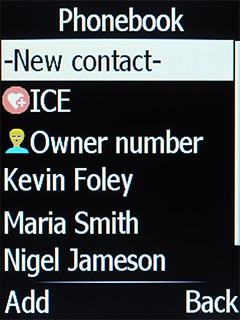 Select -New contact-.