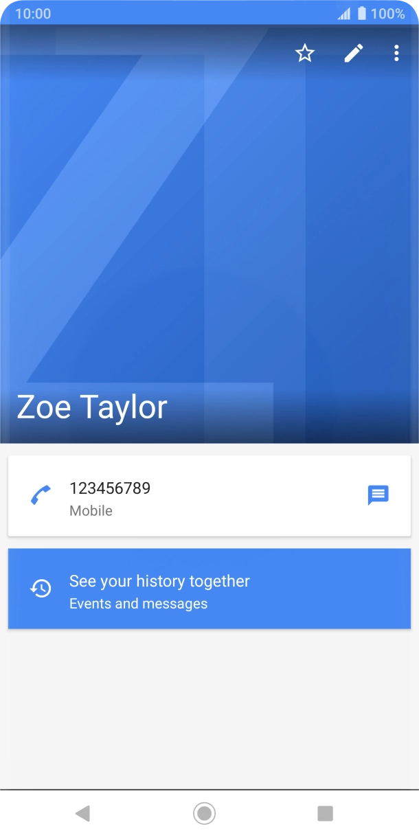 Press the Home key to return to the home screen.