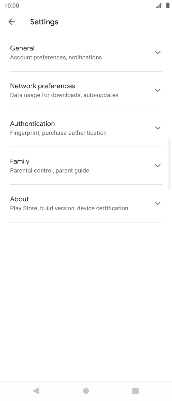 Press Network preferences.