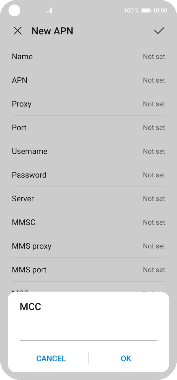 Key in 234 and press OK. Key in 234 and press OK.