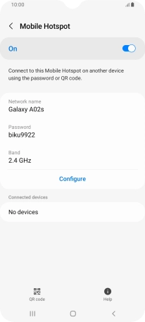 Press the Home key to return to the home screen.