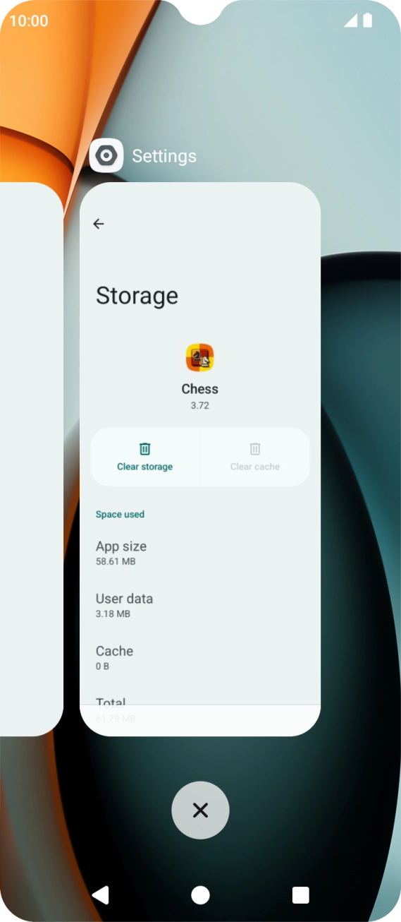 To end one running application, slide your finger upwards on the required application. To end one running application, slide your finger upwards on the required application.