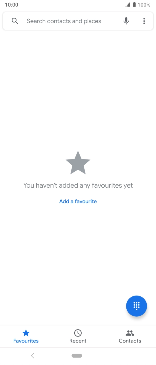Press the menu icon.