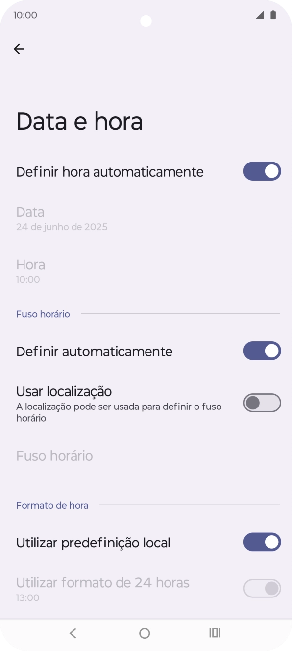 Prima a tecla de início para terminar e voltar ao ecrã inicial.