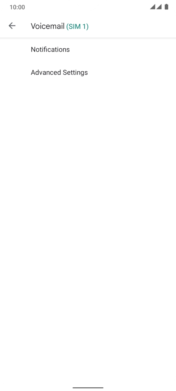 Press Advanced Settings.