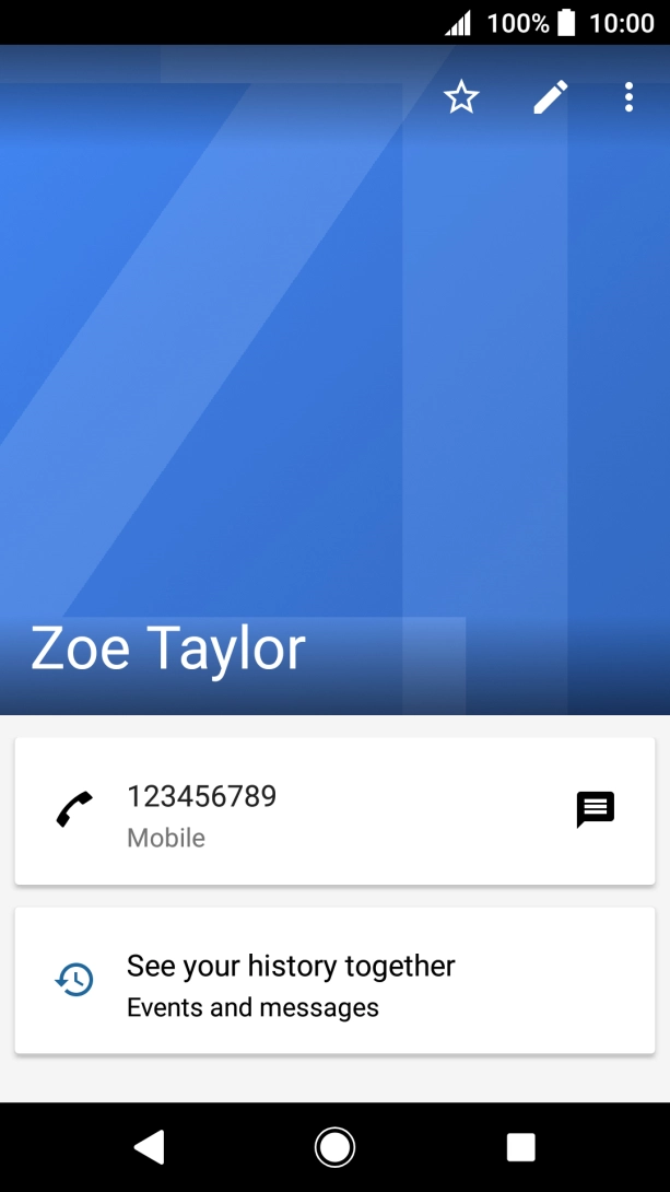 Press the Home key to return to the home screen.