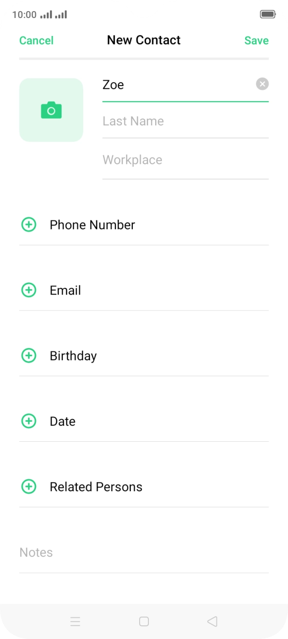 Press Last Name and key in the last name.