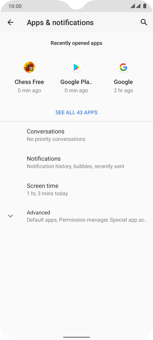 Press SEE ALL APPS. Press SEE ALL APPS.