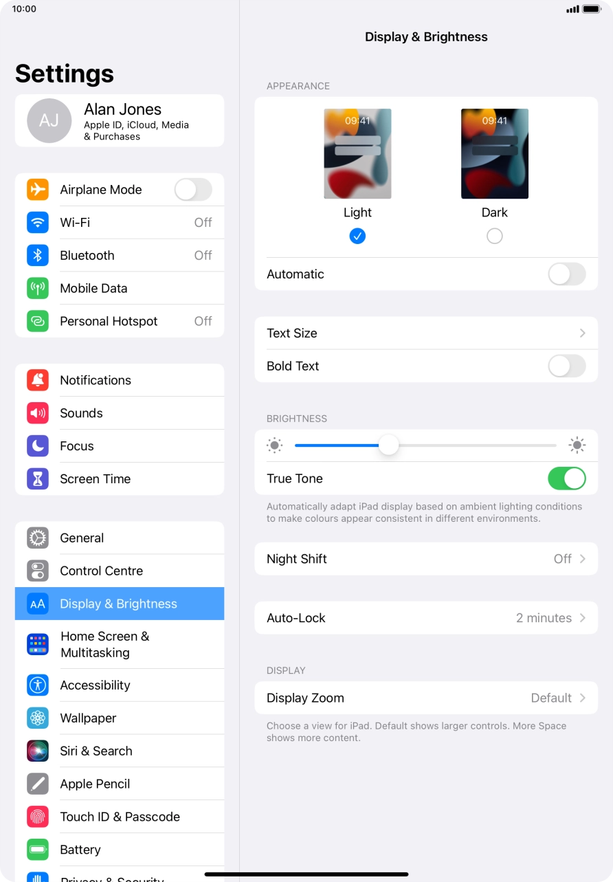 Press Accessibility.
