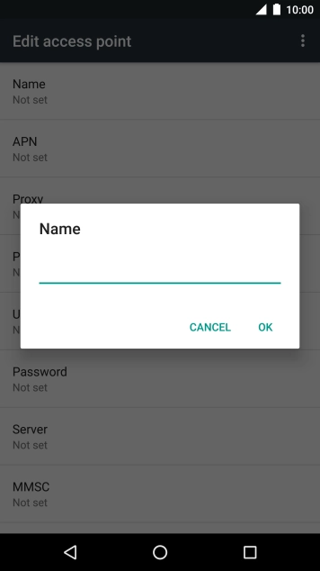 Key in O2 UK MMS and press OK. Key in O2 UK MMS and press OK.