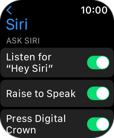 Press the indicator next to 'Listen for 