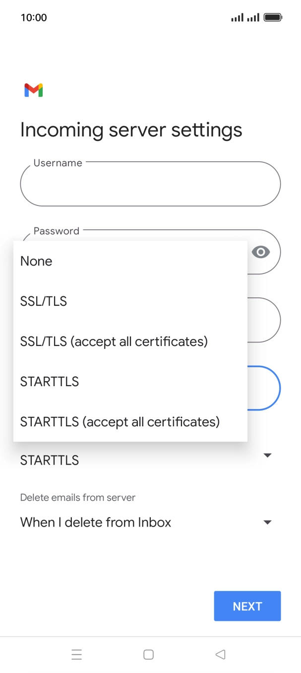 Press None. Press None.