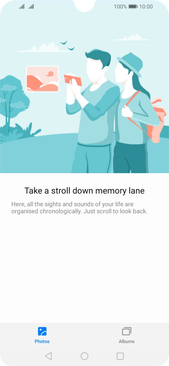 Press Albums and go to the required folder. Press Albums and go to the required folder.