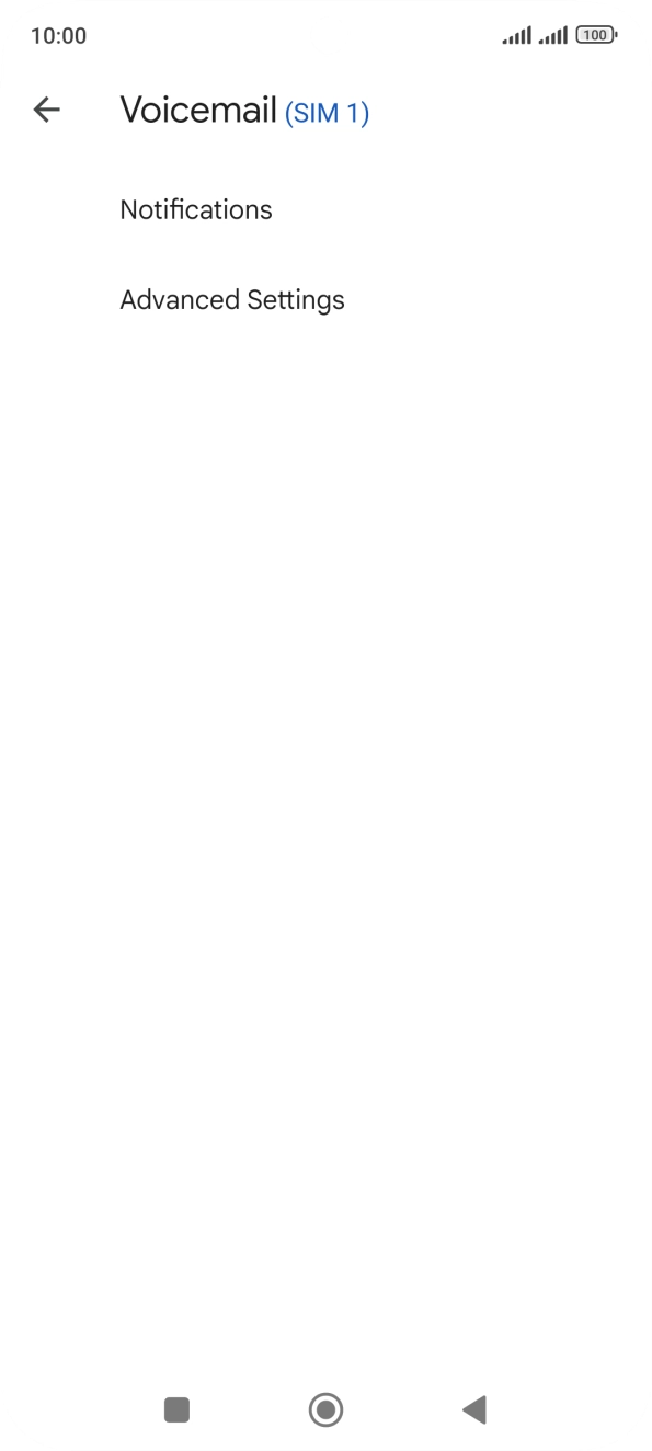 Press Advanced Settings.