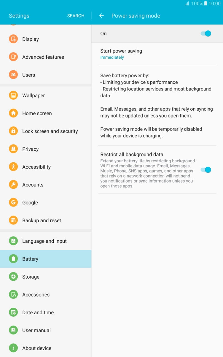 Press the Home key to return to the home screen.