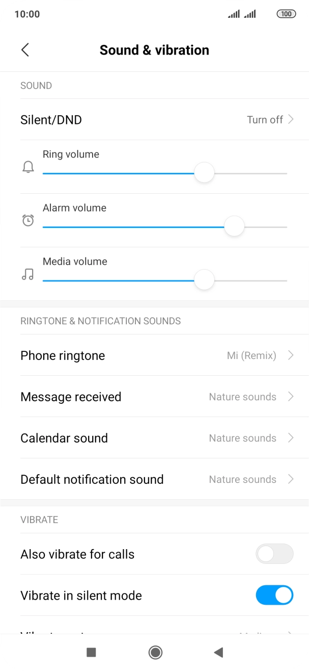 Press Phone ringtone.