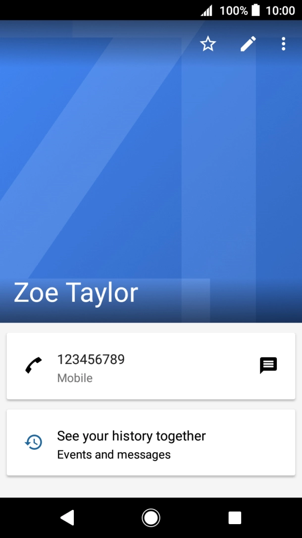 Press the Home key to return to the home screen.