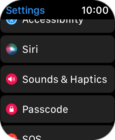 Press Siri.