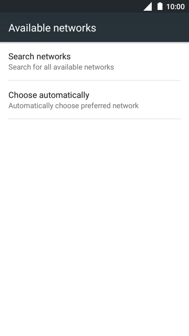 Press Choose automatically.