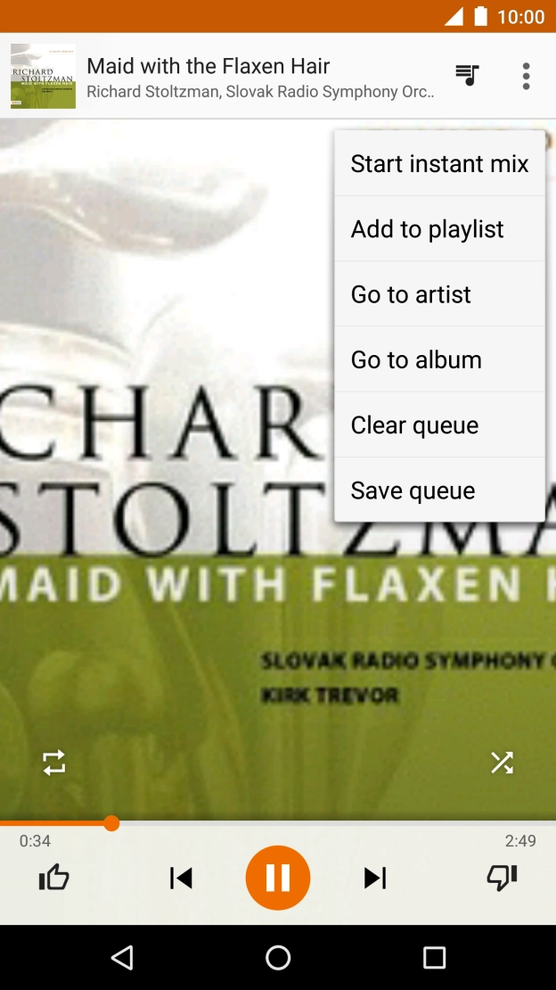 Press Add to playlist.