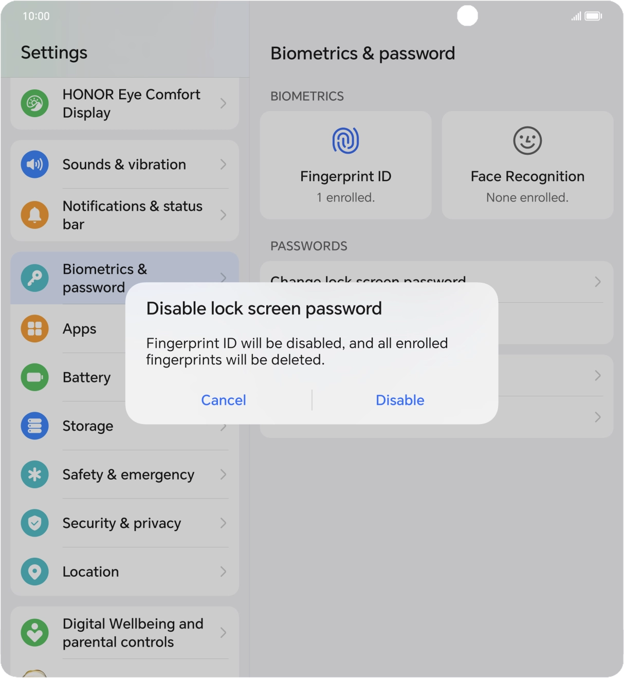 Press Disable. Press Disable.