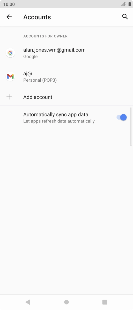 Press the Home key to return to the home screen. Press the Home key to return to the home screen.