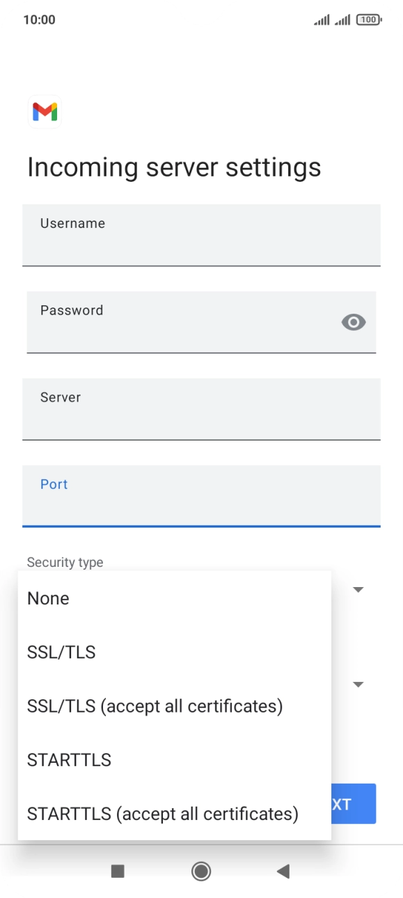 Press None. Press None.